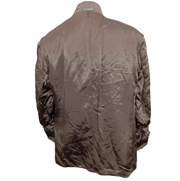 Mens Oscar de la Renta Wool Cashmere Blend 3 Button Sport Coat Size 41 Regular - Picture 5 of 12